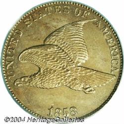 1858[1C] Large Letters PR64 PCGS.