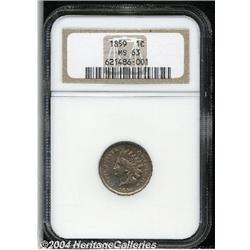 1859[1C] MS63 NGC.