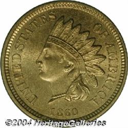 1860[1C] Pointed Bust MS65 PCGS.