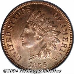 1866[1C] MS65 Red PCGS.