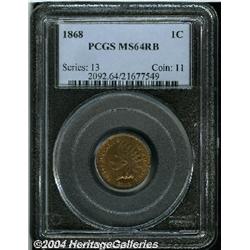 1868[1C] MS64 Red and Brown PCGS.