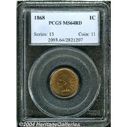 1868[1C] MS64 Red PCGS.