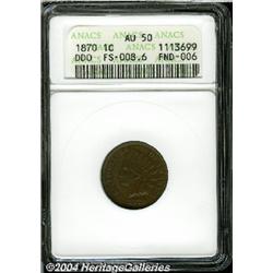 1870[1C] AU50 ANACS.
