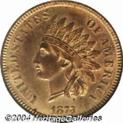 1873[1C] Doubled Die Obverse, Closed 3 MS64 Red NGC.