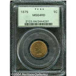 1875[1C] MS64 Red PCGS.