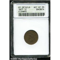 1877[1C]--Cleaned--ANACS. XF Details, Net VF20.