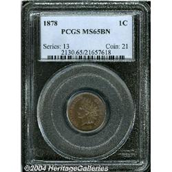 1878[1C] MS65 Brown PCGS.