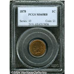 1878[1C] MS65 Red and Brown PCGS.