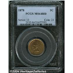 1878[1C] MS64 Red PCGS.