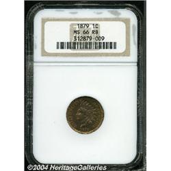 1879[1C] MS66 Red and Brown NGC.