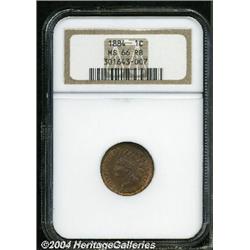 1884[1C] MS66 Red and Brown NGC.