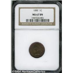 1885[1C] MS67 Brown NGC.
