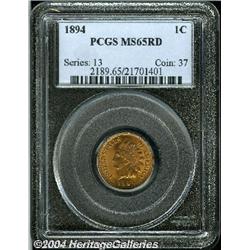 1894[1C] MS65 Red PCGS.