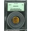 Image 1 : 1901[1C] MS65 Red PCGS.