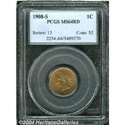 1908-S[1C] MS64 Red PCGS.