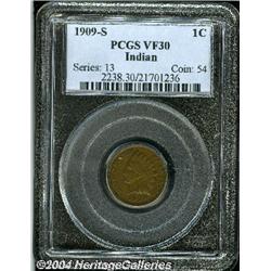 1909-S[1C] VF30 PCGS.
