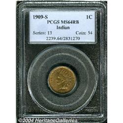 1909-S[1C] MS64 Red and Brown PCGS.
