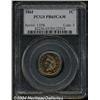 Image 3 : 1861[1C] PR65 Cameo PCGS.