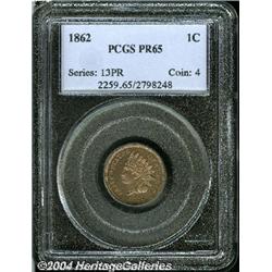1862[1C] PR65 PCGS.