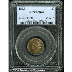 1863[1C] PR64 PCGS.