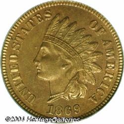 1869[1C] PR65 Cameo PCGS.