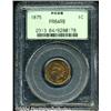 Image 1 : 1875[1C] PR64 Red and Brown PCGS.
