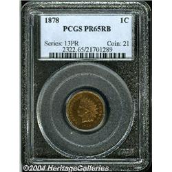 1878[1C] PR65 Red and Brown PCGS.