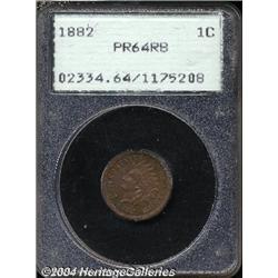 1882[1C] PR64 Red and Brown PCGS.