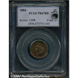1884[1C] PR67 Red and Brown PCGS.