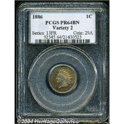 1886[1C] Type Two PR64 Brown PCGS.