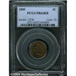 1889[1C] PR66 Red and Brown PCGS.
