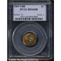 1909 VDB[1C] MS66 Red PCGS.