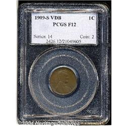 1909-S VDB[1C] Fine 12 PCGS.