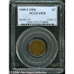 1909-S VDB[1C] VF25 PCGS.