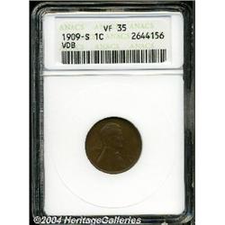 1909-S VDB[1C] VF35 ANACS.