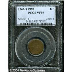 1909-S VDB[1C] VF35 PCGS.