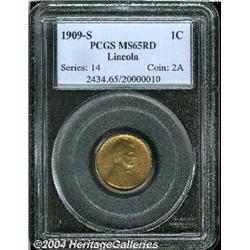 1909-S[1C] MS65 Red PCGS.