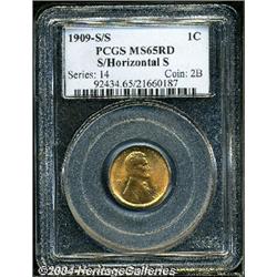 1909-S[1C] S Over Horizontal S MS65 Red PCGS.