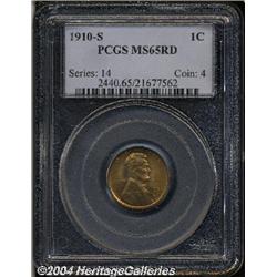 1910-S[1C] MS65 Red PCGS.