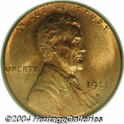 1911-S[1C] MS65 Red PCGS.