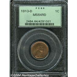 1913-D[1C] MS64 Red PCGS.