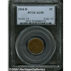 1914-D[1C] AU55 PCGS.