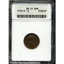 1914-D[1C] MS61 Brown ANACS.