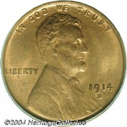 1914-D[1C] MS65 Red PCGS.