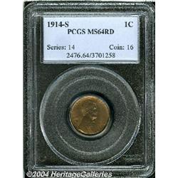 1914-S[1C] MS64 Red PCGS.