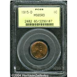 1915-D[1C] MS65 Red PCGS.