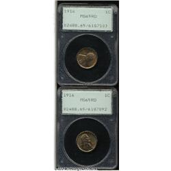 1916[1C] MS65 Red PCGS.