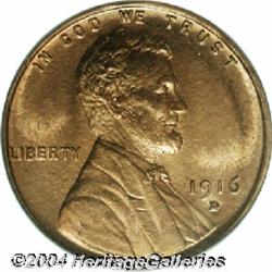 1916-D[1C] MS65 Red PCGS.