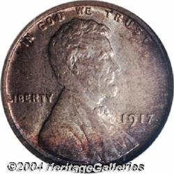 1917[1C] Doubled Die MS62 Red and Brown ANACS.