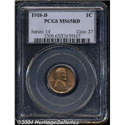 1918-D[1C] MS65 Red PCGS.